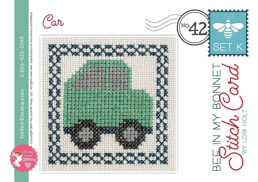 Bee in My Bonnet Stitch Cards Set K Lori Holt of Bee in my Bonnet
