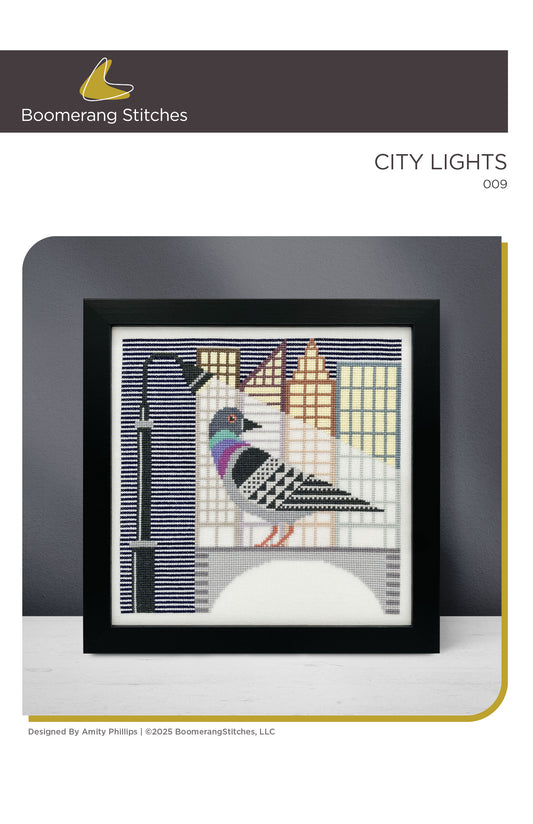 City Lights Cross Stitch Pattern by Boomerang Sitches