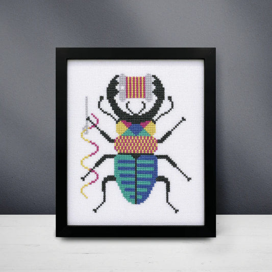 Stitchy Bug Cross Stitch Pattern by Boomerang Sitches