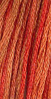 burnt orange gentle arts embroidery thread