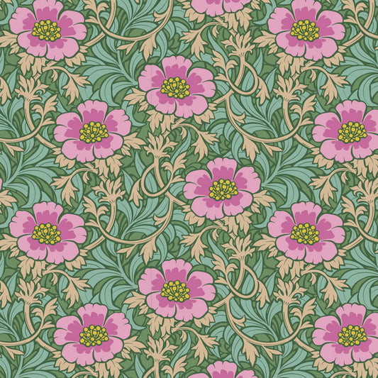 Hibernation Winter Rose Sage 100537 by Tilda (sold in 25cm increments)