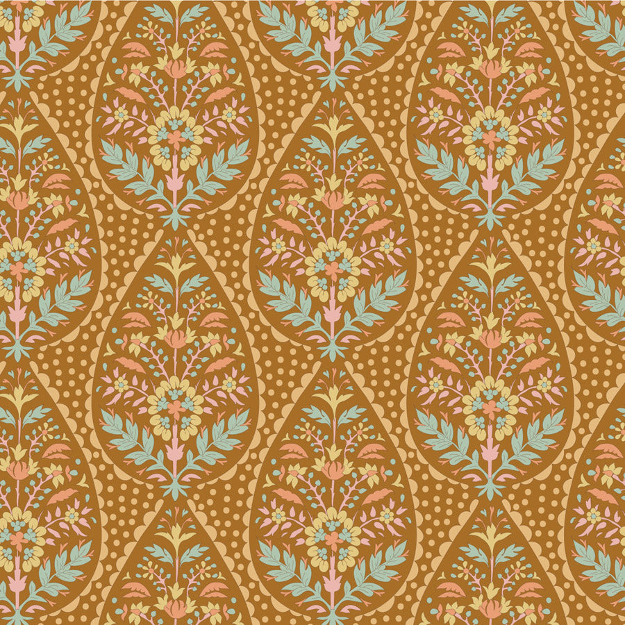 Sanctuary Adina Ochre 100566 by Tilda Fabrics (sold in 25cm increments)