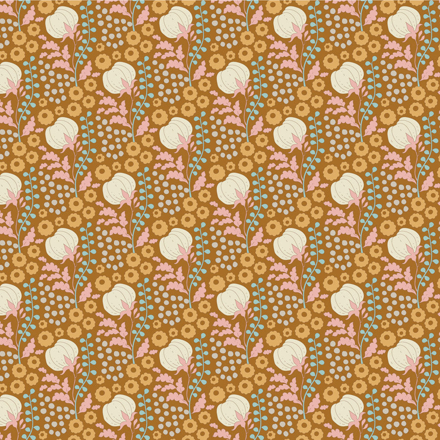 Sanctuary Cottonfield Ochre 100569 by Tilda Fabrics (sold in 25cm increments)