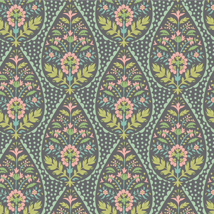 Sanctuary Adina Grey Green 100576 by Tilda Fabrics (sold in 25cm increments)