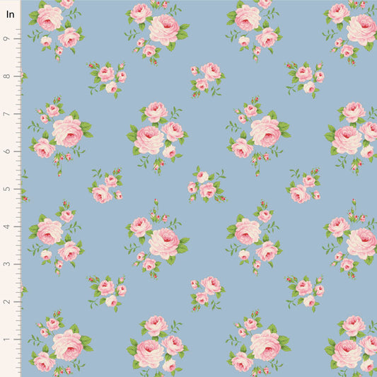 Sunday Brunch Mille Sky 100599 by Tilda (sold in 25cm increments)