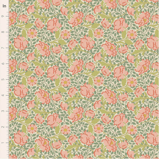 Songbird Flora Sage 100648 by Tilda (sold in 25cm increments)