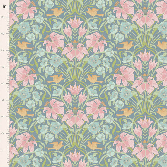 Songbird Blue 100652 by Tilda (sold in 25cm increments) (