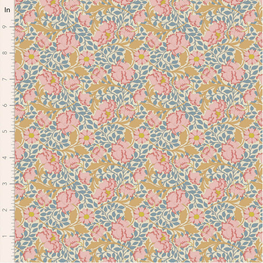 Songbird Flora Blue 100654 by Tilda (sold in 25cm increments)