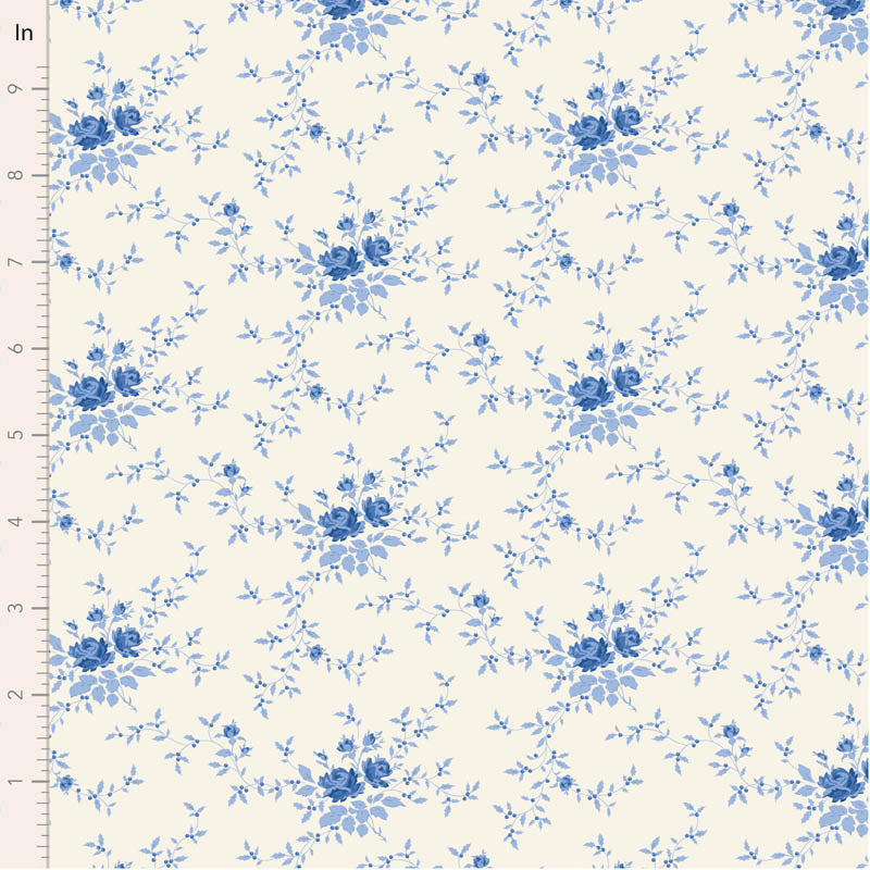 Something Blue Noel Blue 100661 by Tilda (sold in 25cm increments)