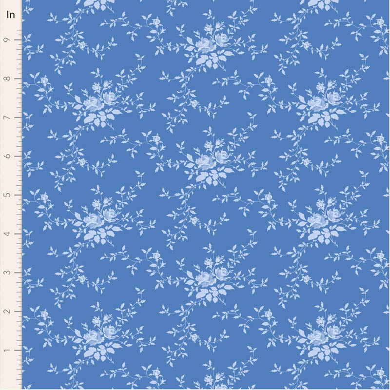 Something Blue Noel Cornflower 100671 by Tilda (sold in 25cm increments)