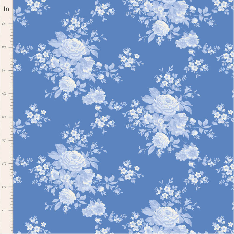 Something Blue Carol Cornflower 100674 by Tilda (sold in 25cm increments)