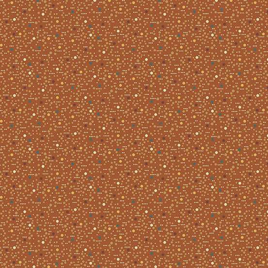 Farmers Daughter Dewdrop Pumpkin A10079O by Laundry Basket Quilts for Andover (sold in 25cm Increments)