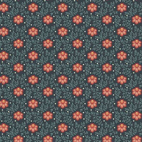 Farmers Daughter Milkweed Ice A1089B by Laundry Basket Quilts for Andover (sold in 25cm Increments)