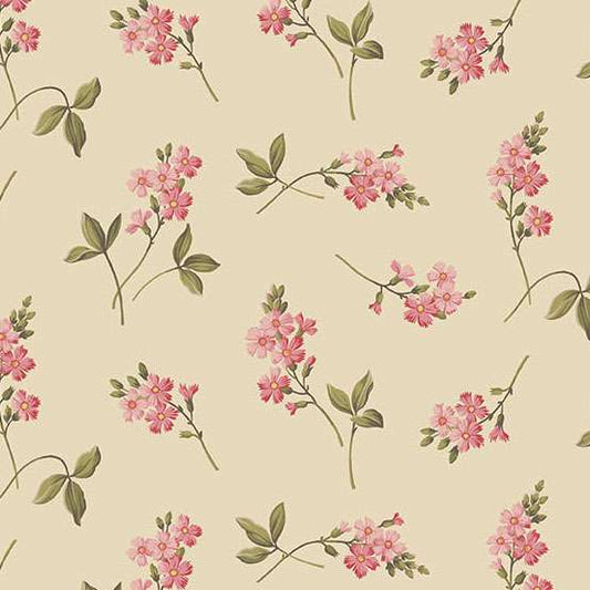 Farmers Daughter Cornflower Midnight A1092L by Laundry Basket Quilts for Andover (sold in 25cm Increments)