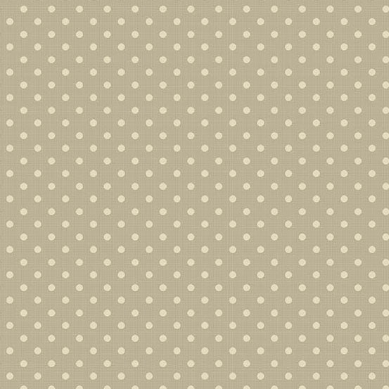 Quiltessential Mini Dot Flax A10453N1 by Laundry Basket Quilts for Andover Fabrics (sold in 25cm increments)