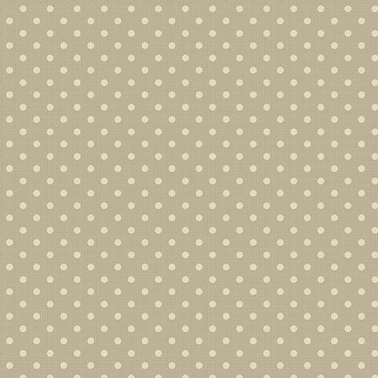Quiltessential Mini Dot Flax A10453N1 by Laundry Basket Quilts for Andover Fabrics (sold in 25cm increments)