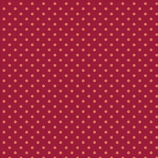 Quiltessential Mini Dot Terracotta A10453R by Laundry Basket Quilts for Andover Fabrics (sold in 25cm increments)
