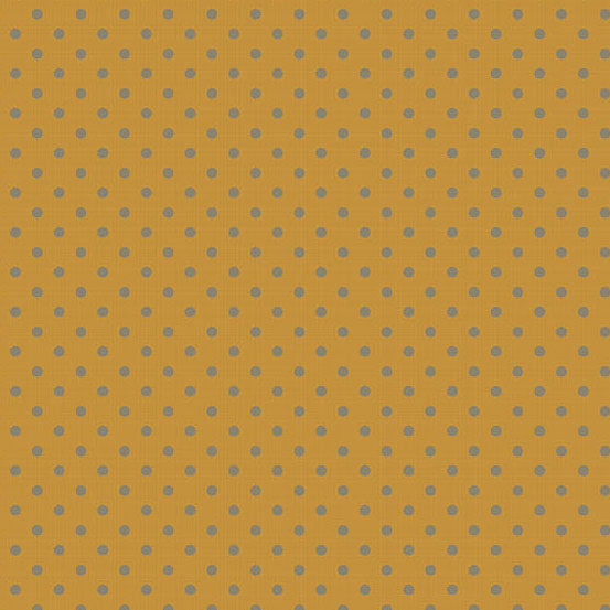 Quiltessential Mini Dot Tumeric A10453Y1 by Laundry Basket Quilts for Andover Fabrics (sold in 25cm increments)