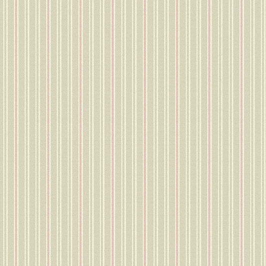 Quiltessential Mini Double Stripe Blush A10455LE by Laundry Basket Quilts for Andover Fabrics (sold in 25cm increments)