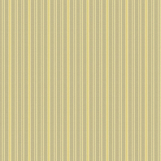 Quiltessential Mini Double Stripe Sunshine A10455Y by Laundry Basket Quilts for Andover Fabrics (sold in 25cm increments)