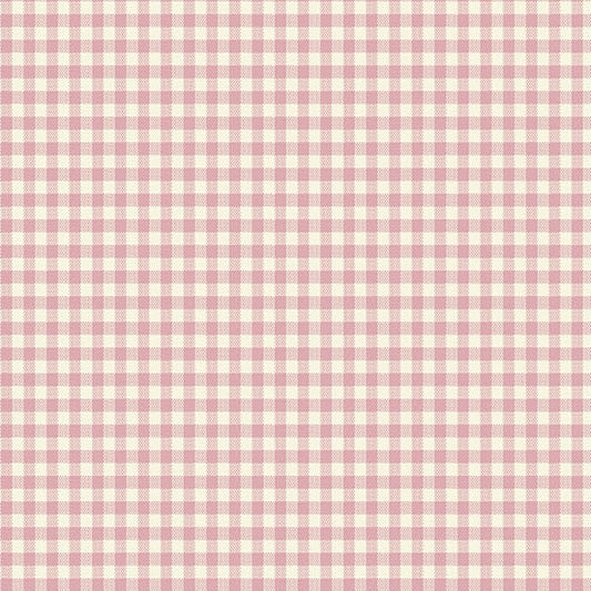 Quiltessential Mini Gingham Blush A10456E by Laundry Basket Quilts for Andover Fabrics (sold in 25cm increments)