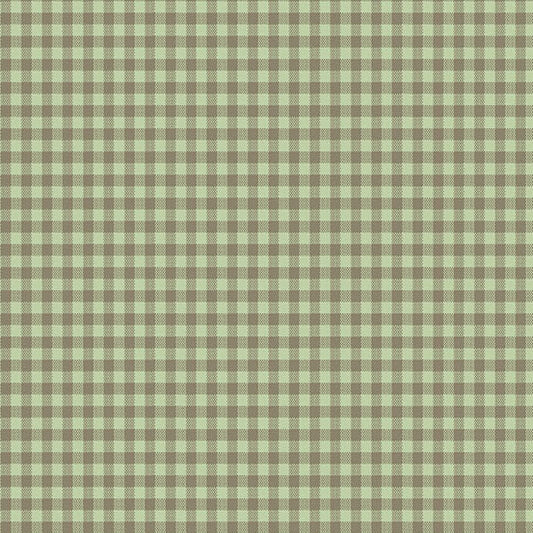 Quiltessential Mini Gingham Seagrass A10456G by Laundry Basket Quilts for Andover Fabrics (sold in 25cm increments)