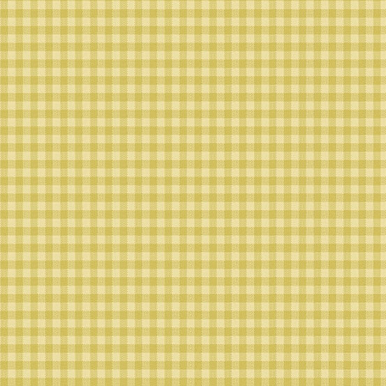 Quiltessential Mini Gingham Daisy A10456LY by Laundry Basket Quilts for Andover Fabrics (sold in 25cm increments)