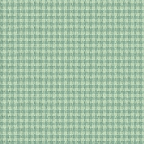 Quiltessential Mini Gingham Celadon A10456T by Laundry Basket Quilts for Andover Fabrics (sold in 25cm increments)