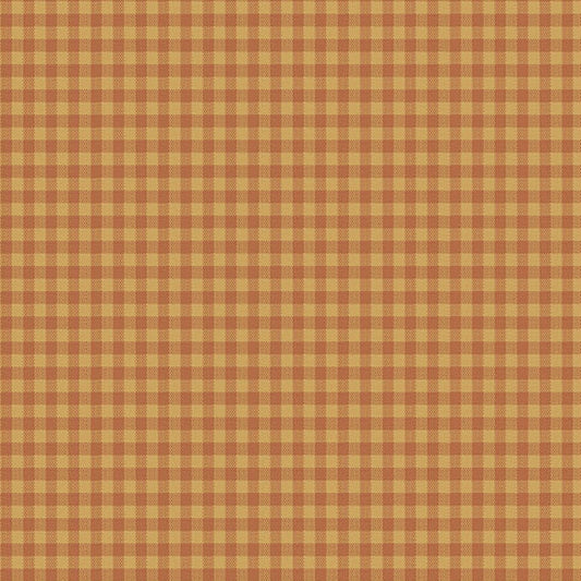Quiltessential Mini Gingham Cider A10456Y by Laundry Basket Quilts for Andover Fabrics (sold in 25cm increments)