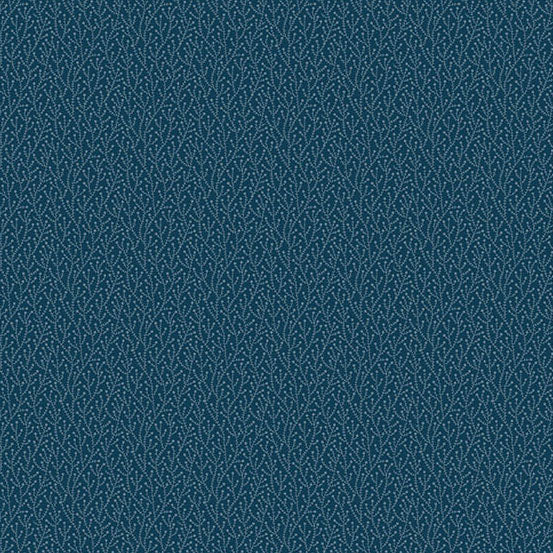 Secret Stash Favorites - Blue Willow Wintergreen Midnight A10564B1 by Laundry Basket Quilts for Andover Fabrics (sold in 25cm increments)