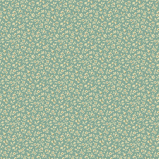 Secret Stash Favorites - Blue Willow Snowberry Waterfall A10577B by Laundry Basket Quilts for Andover Fabrics (sold in 25cm increments)