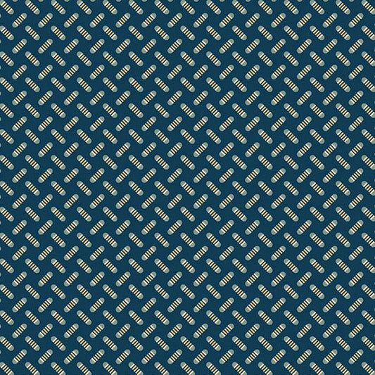 Secret Stash Favorites - Blue Willow Sweetpea Night A10578B by Laundry Basket Quilts for Andover Fabrics (sold in 25cm increments)