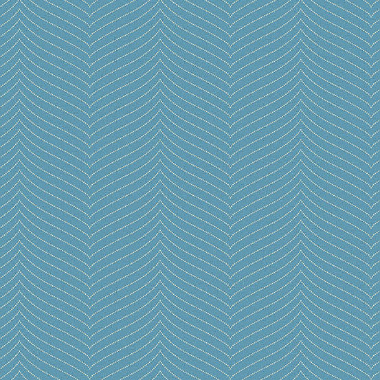 Secret Stash Favorites - Blue Willow Herringbone Morning A10580B by Laundry Basket Quilts for Andover Fabrics (sold in 25cm increments)