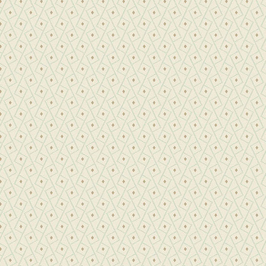 Secret Stash Favorites - Blue Willow Tide Cream A10581L by Laundry Basket Quilts for Andover Fabrics (sold in 25cm increments)