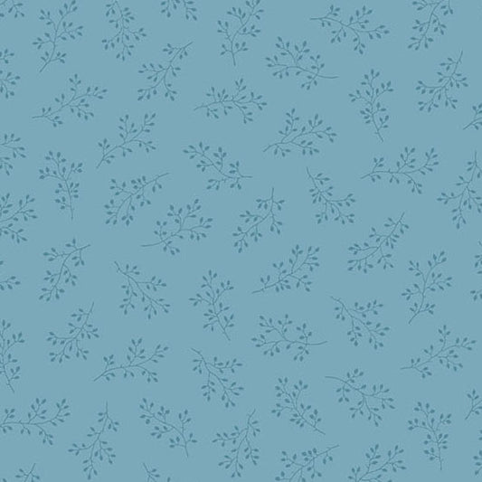 Secret Stash Favorites - Blue Willow Windswept Cadet A10585B by Laundry Basket Quilts for Andover Fabrics (sold in 25cm increments)