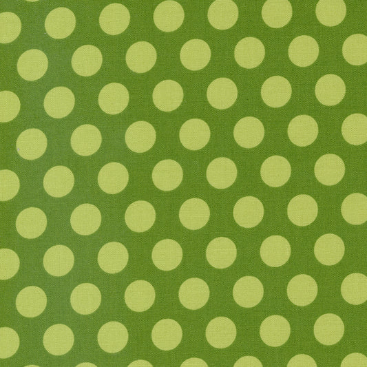 Favorite Things Evergreen Dots Wideback M10800817 by Sherri and Chelsi for Moda Fabrics (sold in 25cm increments)
