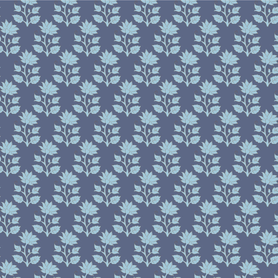 Sanctuary Mira Blue 110109 by Tilda Fabrics (sold in 25cm increments)