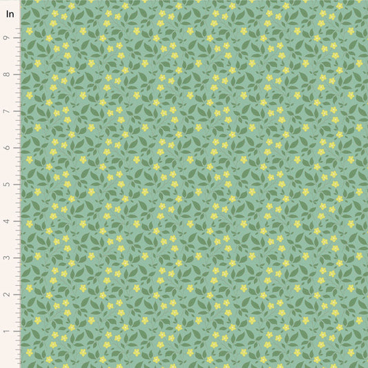 Sunday Brunch Tipsy Teal 110115 by Tilda (sold in 25cm increments)