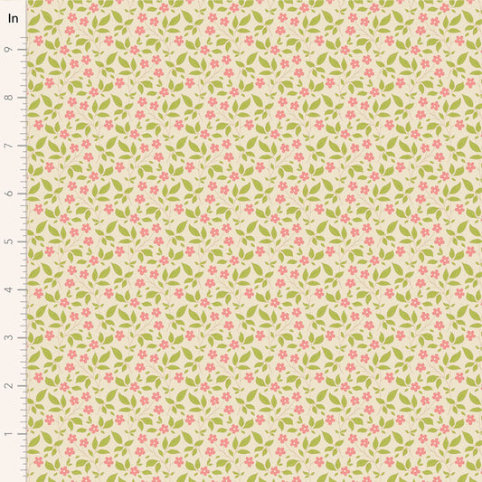 Sunday Brunch Tipsy Cream/Pink 110122 by Tilda (sold in 25cm increments)
