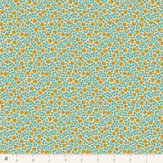 Wallflower Bellflower Blender Teal 110126 by Tilda (sold in 25cm increments)