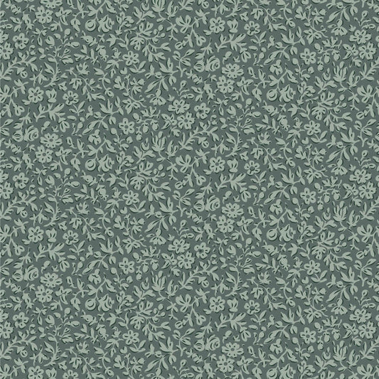 Tilda Merry Little Christmas Eve Petrol 110142 (sold in 25cm increments)
