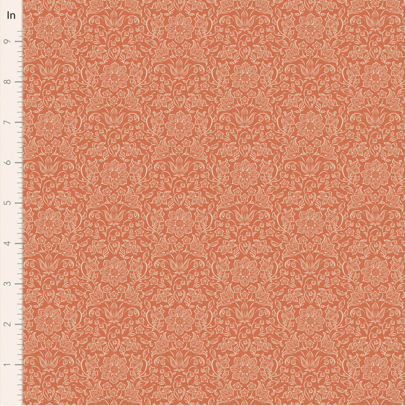 Songbird Blender Lila Coral 110152 by Tilda (sold in 25cm increments)