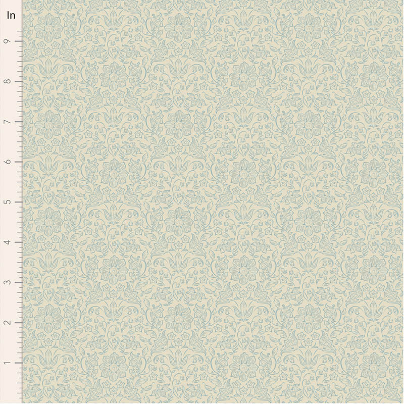 Songbird Blender Lila Light Blue 110156 by Tilda (sold in 25cm increments)