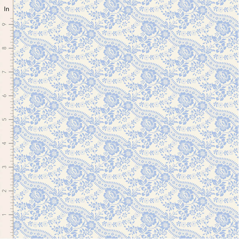 Something Blue Co-ord Celeste Sky 110162 by Tilda (sold in 25cm increments)