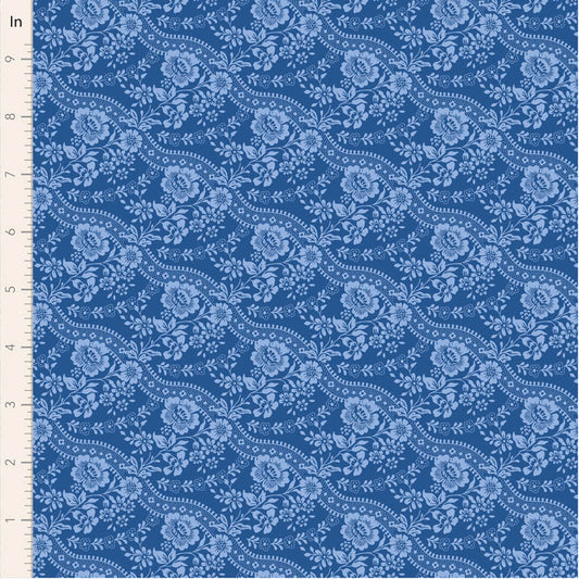 Something Blue Co-ord Celeste Denim 110168 by Tilda (sold in 25cm increments)