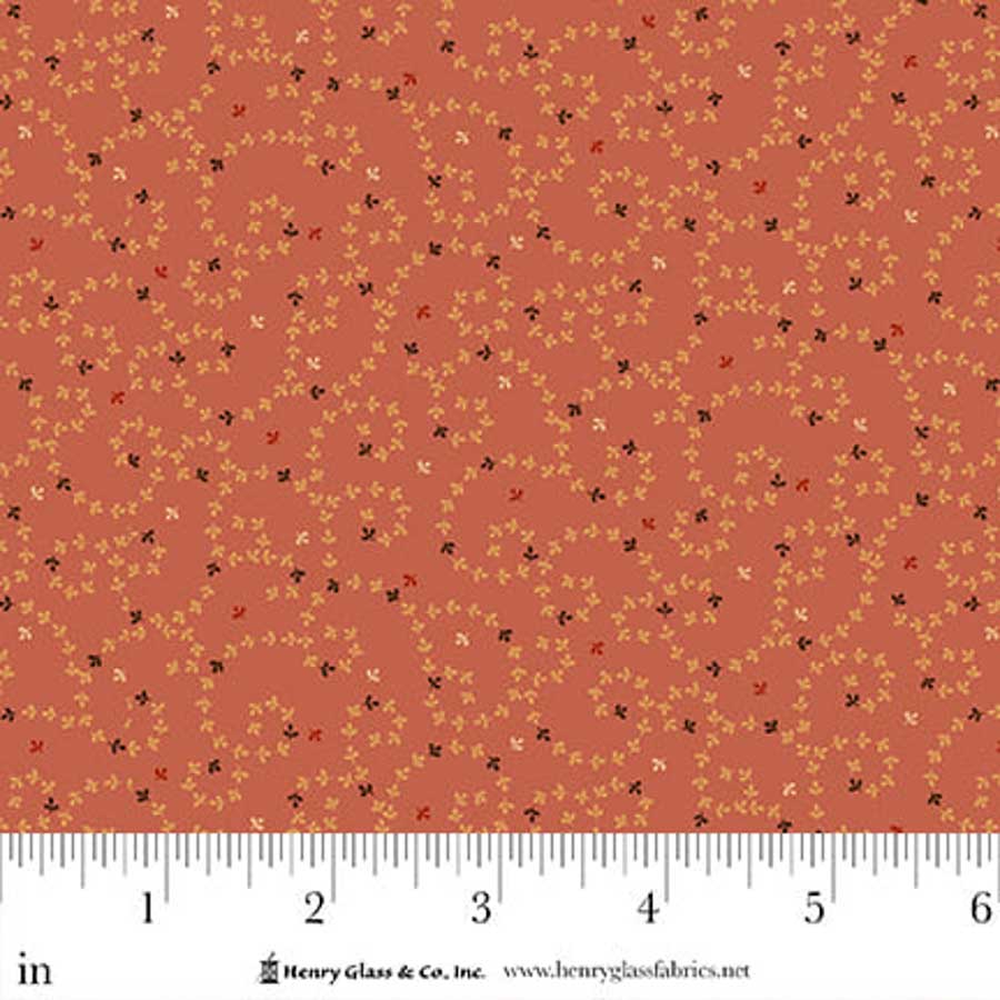 Flower Pot Prints Meandering Vines Pink 1110-22 by Kim Diehl for Henry Glass Fabrics (sold in 25cm increments)