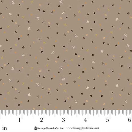 Flower Pot Prints Itty Bitty Sprouts Gray 1117-90 by Kim Diehl for Henry Glass Fabrics (sold in 25cm increments)