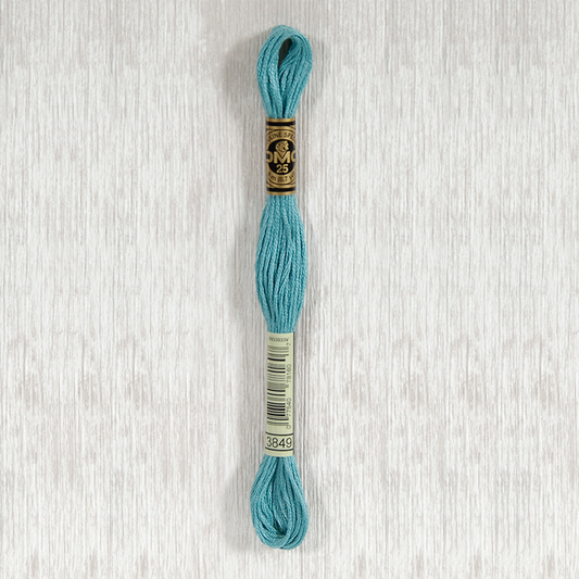 DMC 3849 Teal Green 6 Strand Embroidery Floss