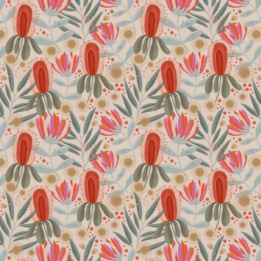 Flora & Fauna Wattle 11800105 by Nutex Wholesalers (Sold in 25cm increments)