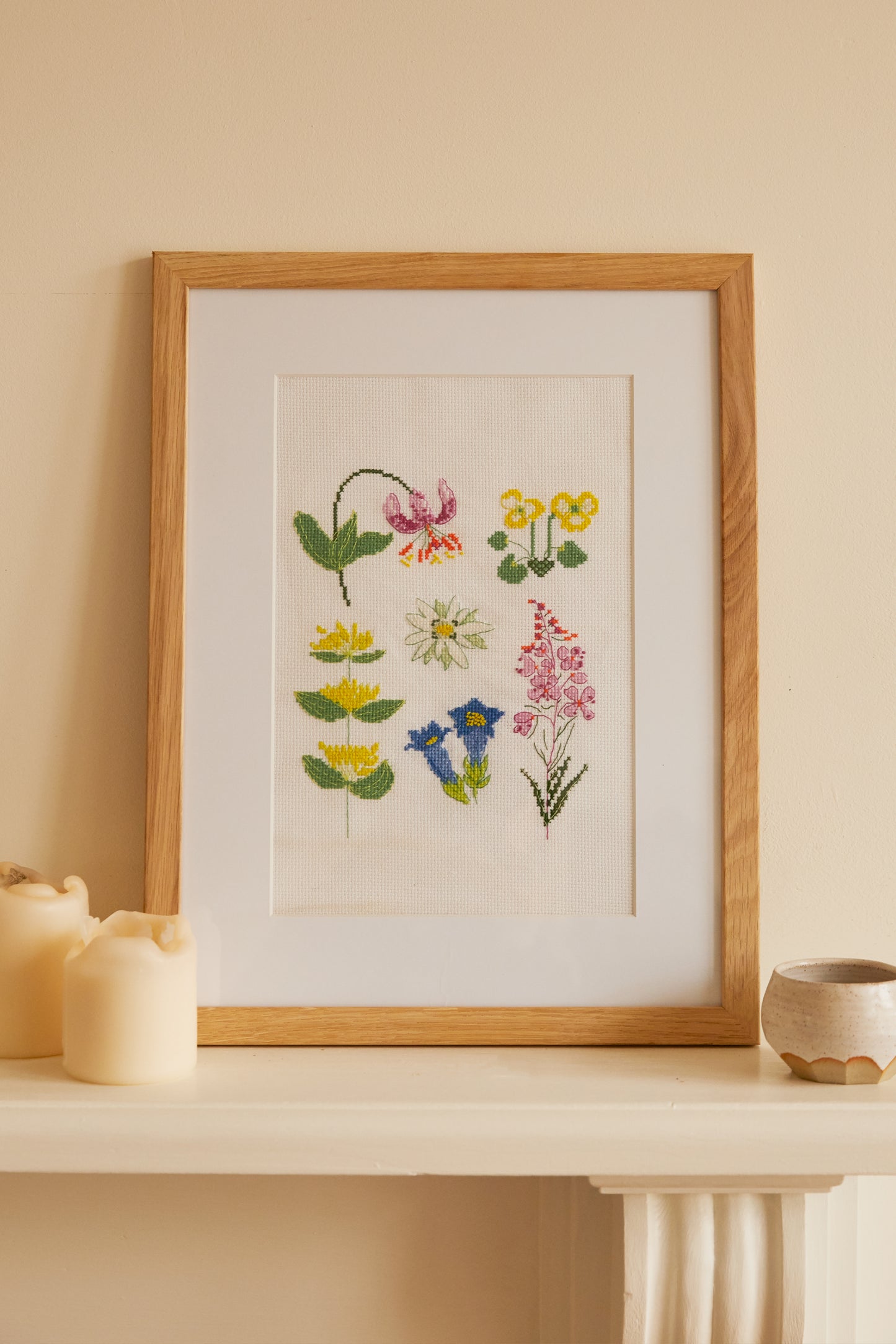 The Meadow Flowers Cross Stitch Kit by DMC